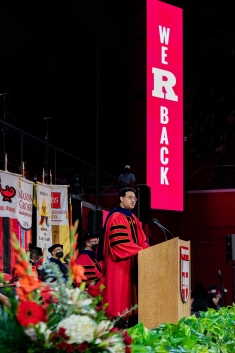 Salvador Mena at Convocation 2021